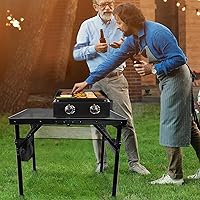 Vista 2 de Mesa plegable de picnic para parrilla, mesa de camping al aire libre con bolsa de malla portátil, compacta y plegable para fácil almacenamiento