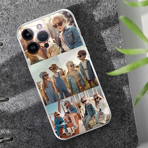 Miniatura 6 de ABCJOJO Funda personalizada para iPhone 14, 13, 12, 11 Pro Max Mini Plus XR X Xs, diseña tu propia imagen, funda para fotos, a prueba de arañazos,