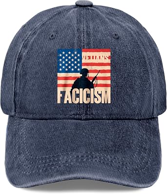 FACICISM VETIANS Hat Men Funny Baseball Hat Funny Gifts for Men