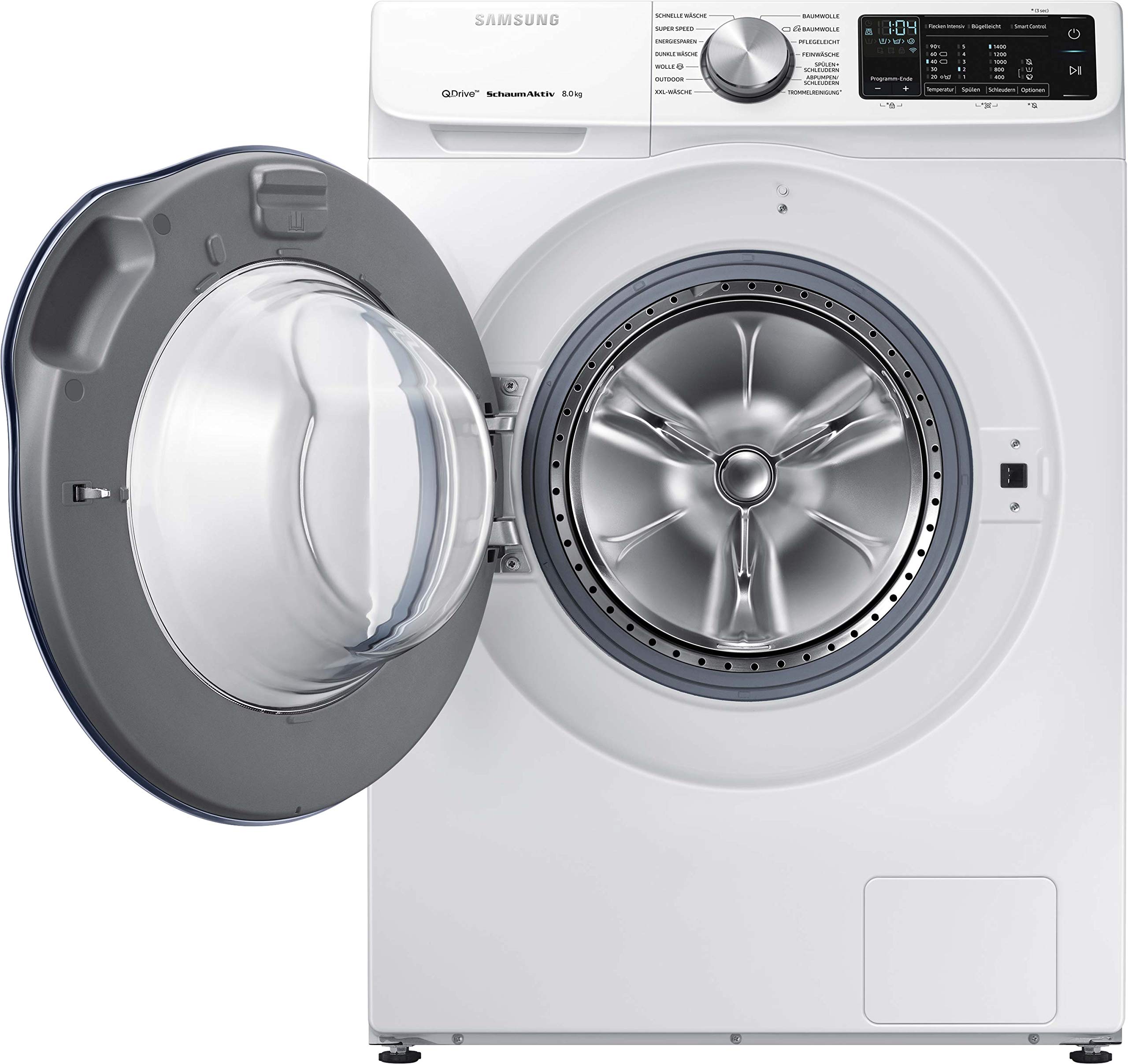 Samsung WW6600 WW80M642OBW/EG QuickDrive Waschmaschine / 8 kg / 1400 U/min / A+++ / QuickDrive-Technologie / SchaumAktiv-Technologie