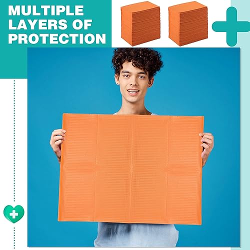 Miniatura 6 de Newwiee 750 baberos dentales desechables a granel, impermeables, hojas de tatuaje, para pacientes para pestañas y uñas, bandeja de arte de uñas,