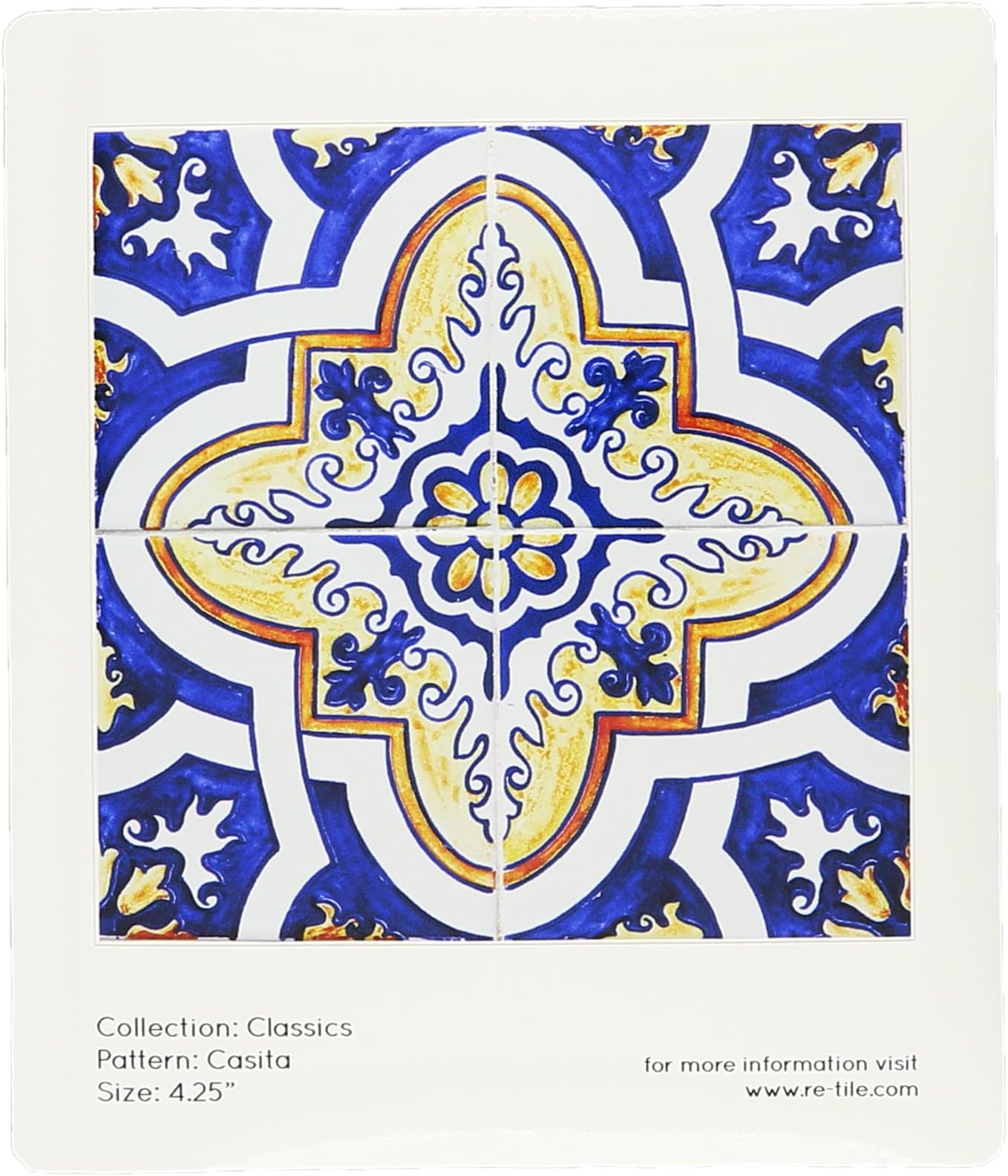 Odhams Press OP-RT2010 Casita Retile Decal for 4" Tile (10 Pack)