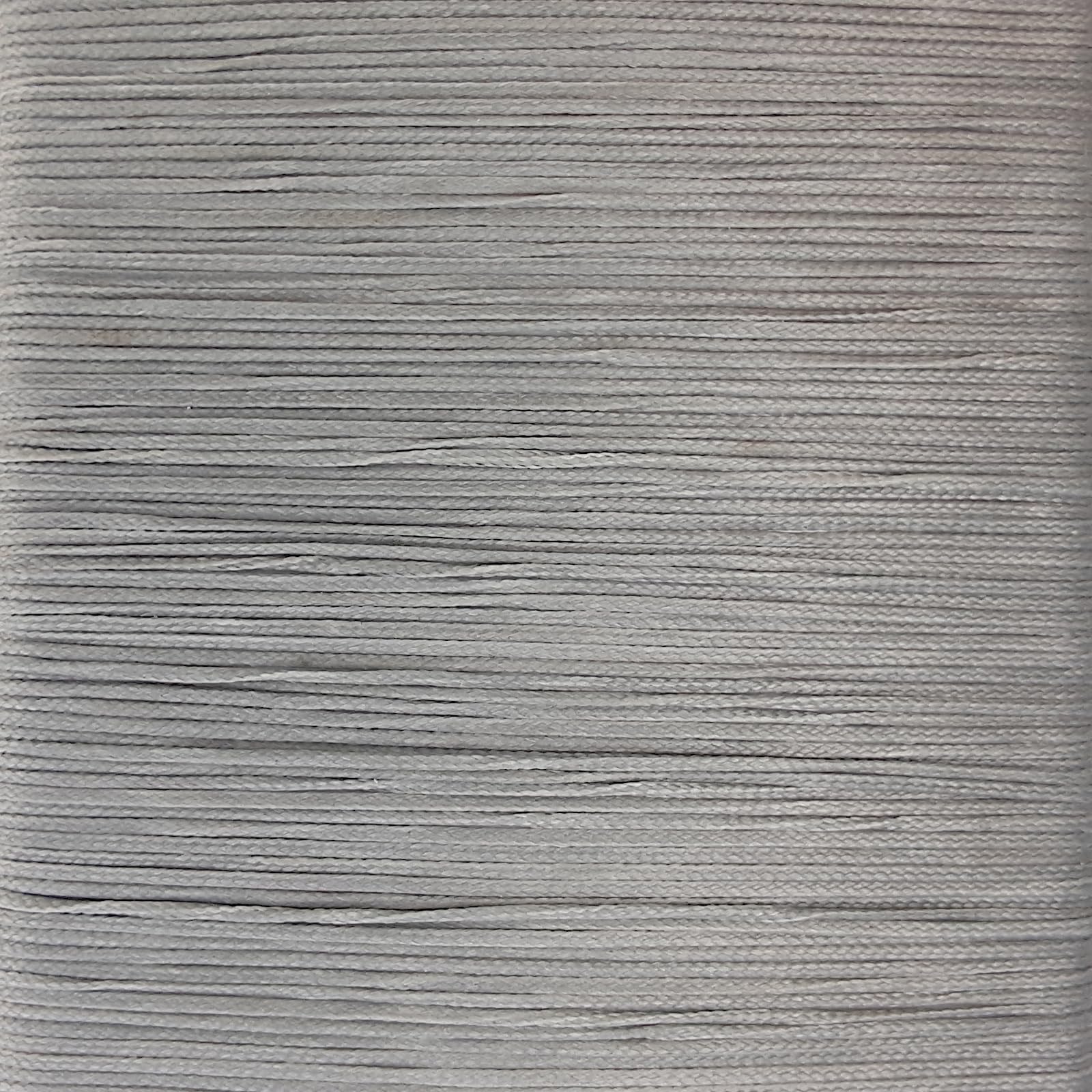 1.5mm Waxed Cord - 5 meters, Strong Nylon Woven Thread for Jewellery, Bracelet, Necklace Making (LT.GREY - 5m)
