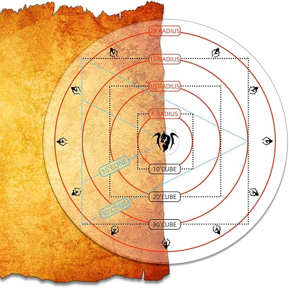 Larian Promises to Reinvent RPGs with New Divinity 11 81 StuL9SAL. AC SX569 Byhoo Upgrade DND AOE Damage Maker,DND Area Effect Template,Board Game AOE Area Damage Measure Tool,Tabletop Game Mat RPG Accessories for DND and Other TTRPG,Table Game Props for RPG