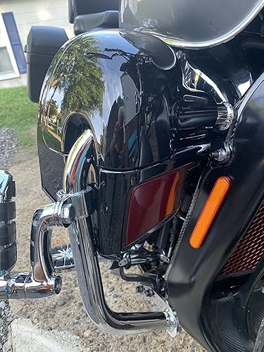 Miniatura 7 de Kits de carenado de motocicleta para Harley, SLMOTO 6 12 pulgadas, caja de altavoces inferior ventilada, kits de carenado para Harley Touring Road