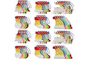 Christmas 60pcs Mini Pop It Keychain Fidget Toys