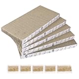 PatiencET Cat Scratcher Cardboard 5 PCS Cat Scratch Pad Reversible Scratcher Texture Design Durable Cat Scratching Pad