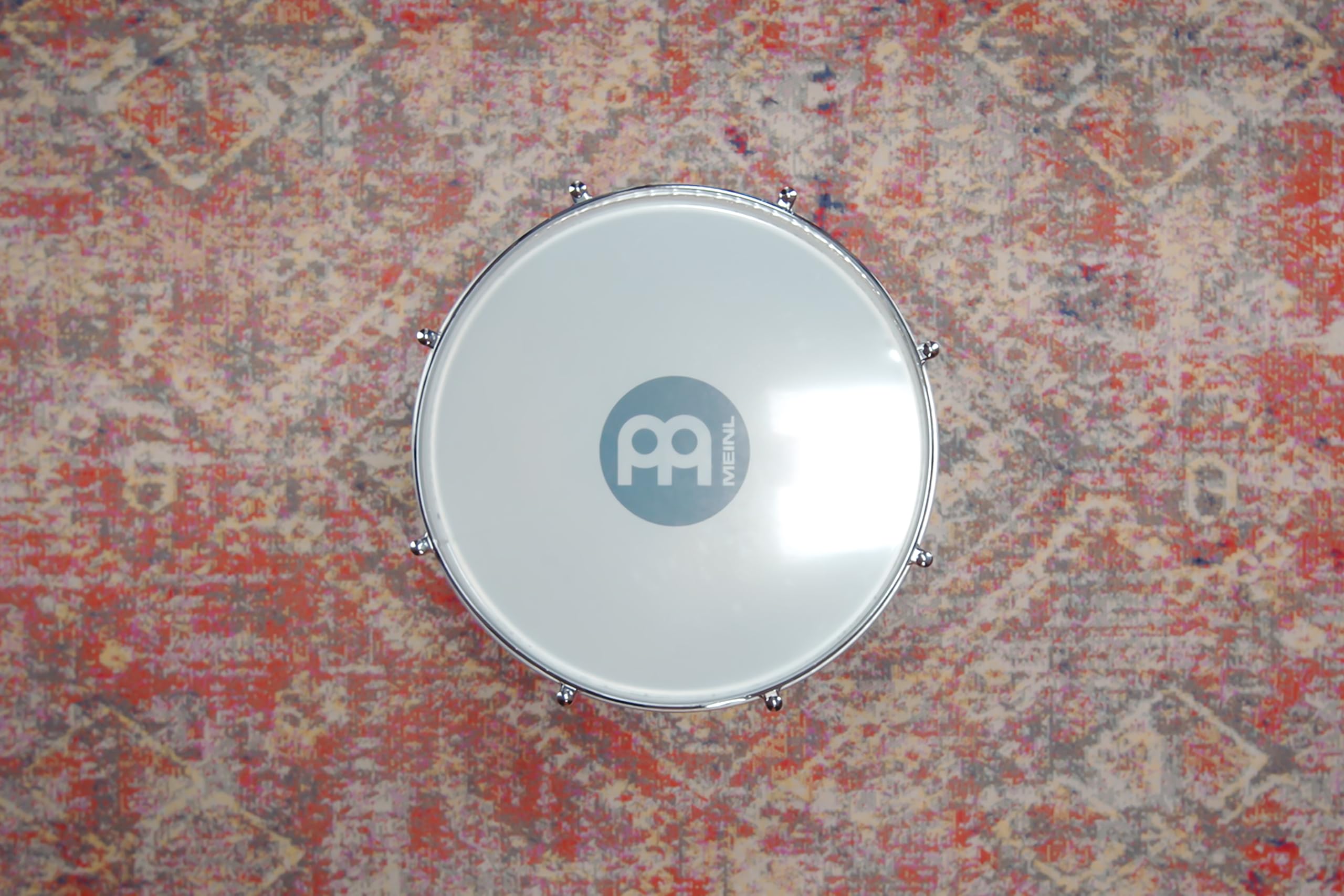 Meinl Percussion Classic Series Surdo - Kleine Samba Trommel - 16 Zoll Durchmesser - 20 Zoll Höhe - Aluminium, Silber (SUC16)