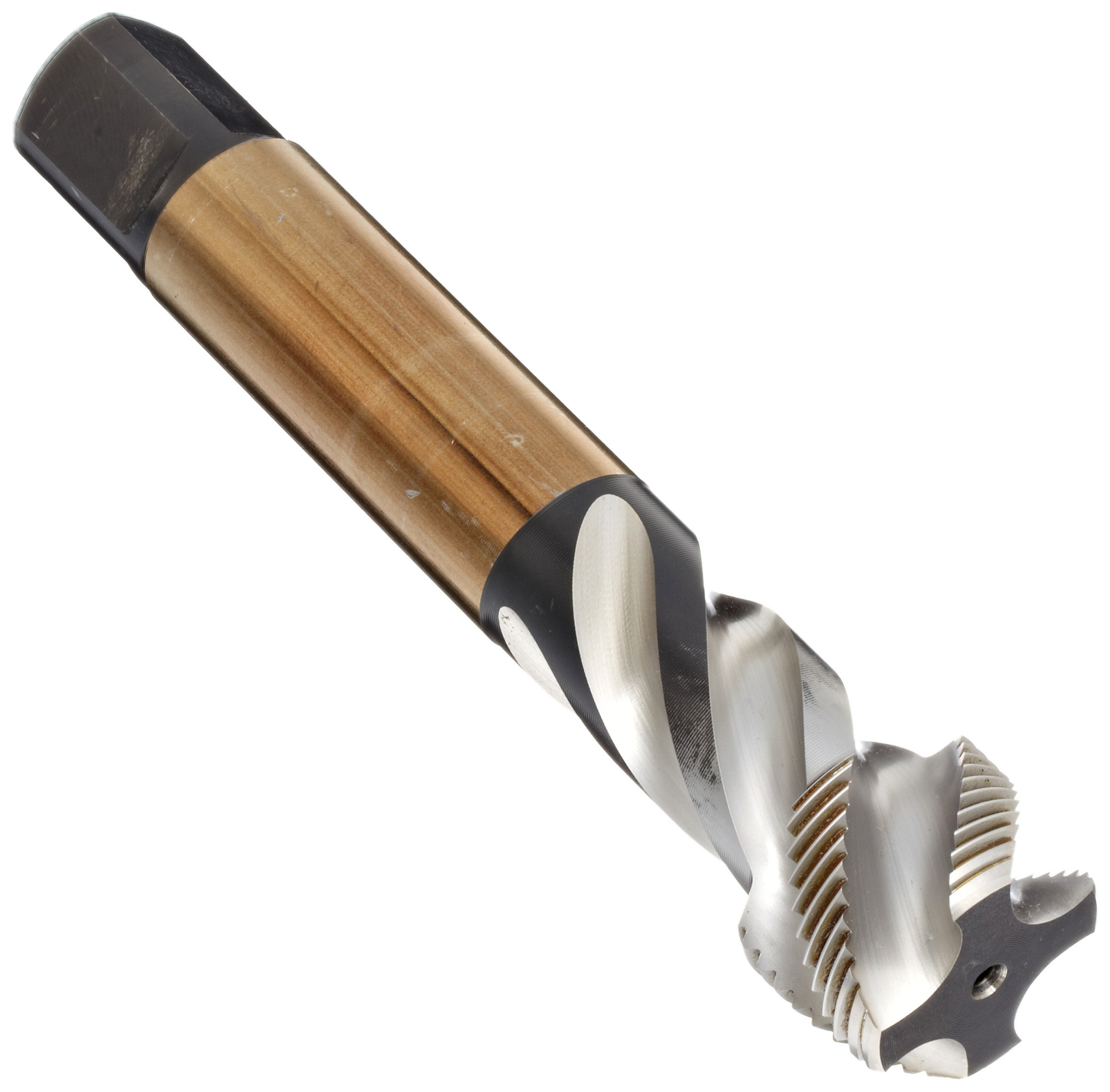 Dormer EX401/8 Series EX40 HSS-E-PM UNC Spiral Flute Machine Tap, Bright Finish, 1/8" x 28 x 90mm, 1/8"-28