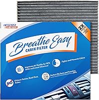 Vista 25 de Filtro de cabina AC y calefactor de defensa contra olores Breathe Easy de Spearhead, se ajusta como OEM, hasta un 25% más duradero con carbón