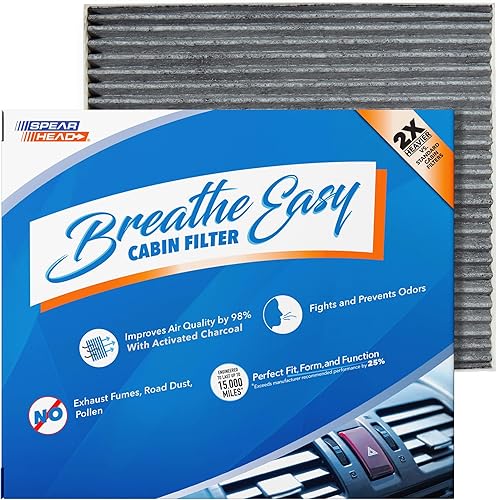 Miniatura 27 de Spearhead Odor Defense Breathe Easy - Filtro de cabina para AC y calentador Compatible con 300 2011-23, Challenger 2011-23, Charger 2011-23 como