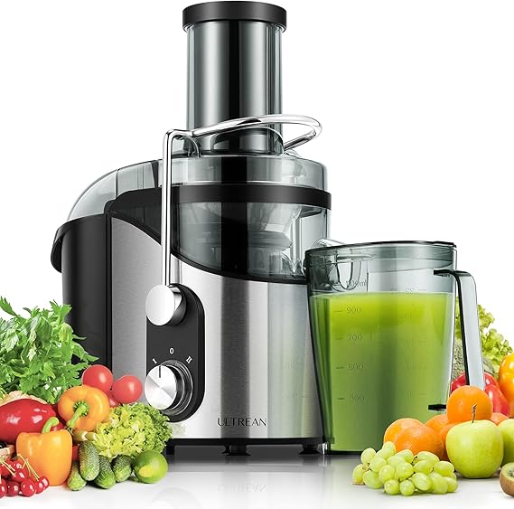 Ultrean Juicer Machine, 800w Juicer with Big Mouth 3” Feed