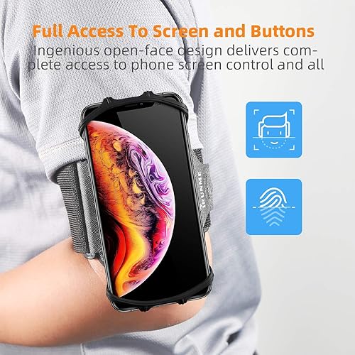 Miniatura 5 de Pulsera deportiva extraíble giratoria de 360 grados para teléfono móvil