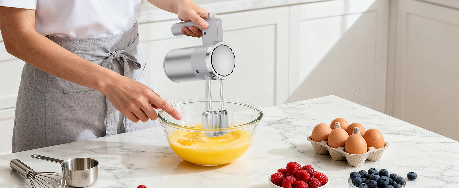 Amazon.com: CHIDOLL 600W Hand Mixer, 5-Speed Electric Hand Held
