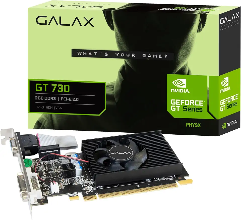 PLACA DE VIDEO NV GT 730 4GB DDR3 128B GALAX 73GQF8HX00HD