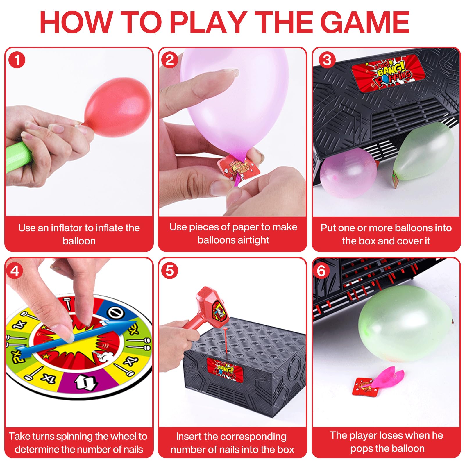 VIPNAI Juegos de Mesa, Juguetes niños 4 5 6 7 8 9 años, operacion Juego de Mesa, Juegos Infantiles, Juegos de Fiesta para Jugar Dentro de casa, Adecuado Tanto para niños como para Adultos.