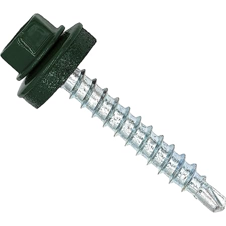 Bohrschrauben Schrauben 4,8x35mm 250 Stk RAL Zink Dachschrauben