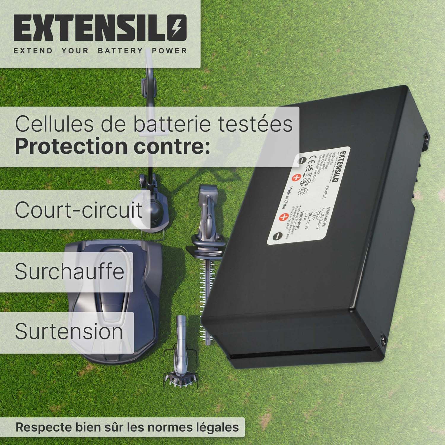 Batterie Compatible avec Stiga Autoclip 230
