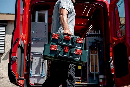 Miniatura 3 de Metabo metaBOX 215, Empty (626887000). Dimensiones: 15.591 x 11.654 x 8.465 in. Volumen de la caja: 18.3 l. Carga máxima: 275.6 lbs