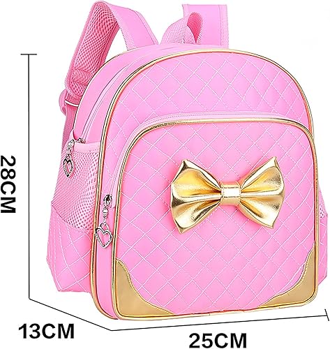Miniatura 3 de Mochila preescolar para niños pequeños, para jardín de infantes, 11 pulgadas, color rosa