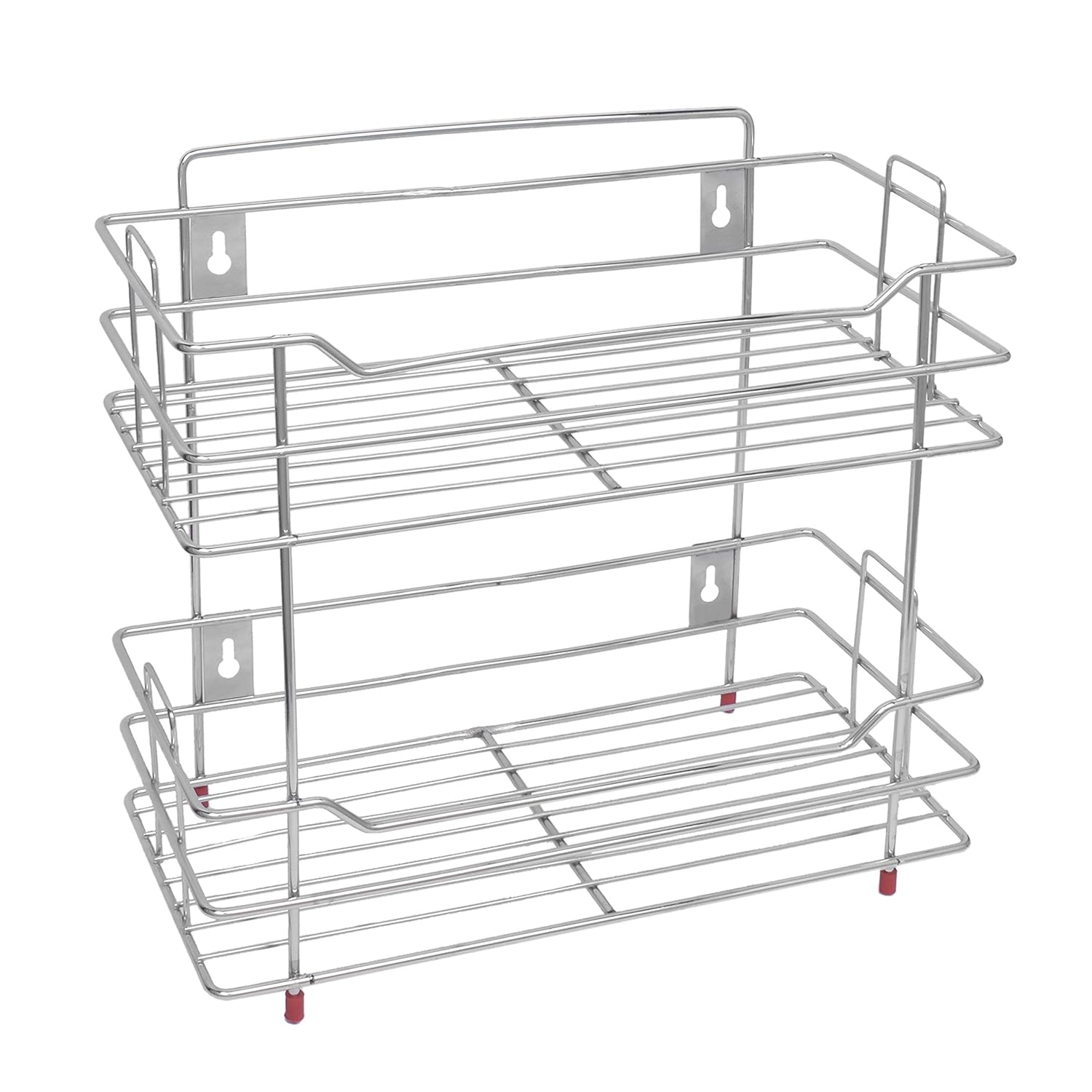 Plantex Stainless Steel Multipurpose 2Tier Kitchen Rack/Storage Shelf