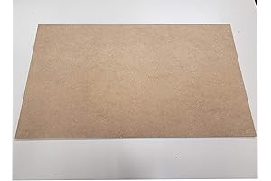 3mm Thick MDF Sheets - 12" x 24" Sheets (12 Pieces) -...