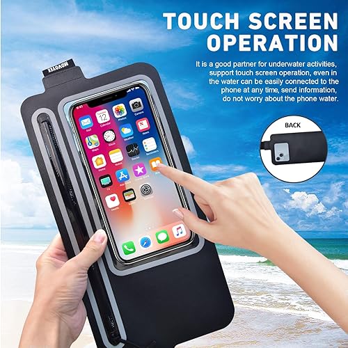 Miniatura 4 de Riñonera impermeable para mujer, para natación, kayak, hombres, correr, cinturón, canotaje, playa, rafting, viajes, camping, senderismo, cangurera,