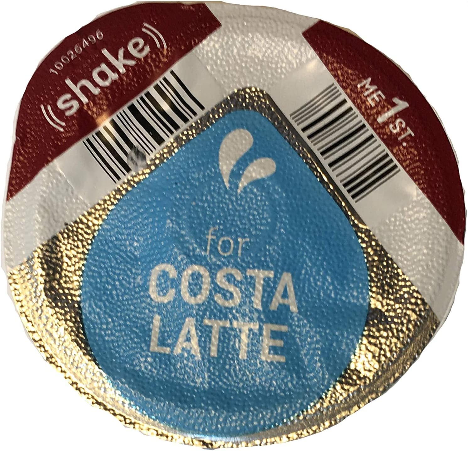 Tassimo Costa Latte Milk TDiscs ONLY, (NO COFFEE PODS), Choose From 24