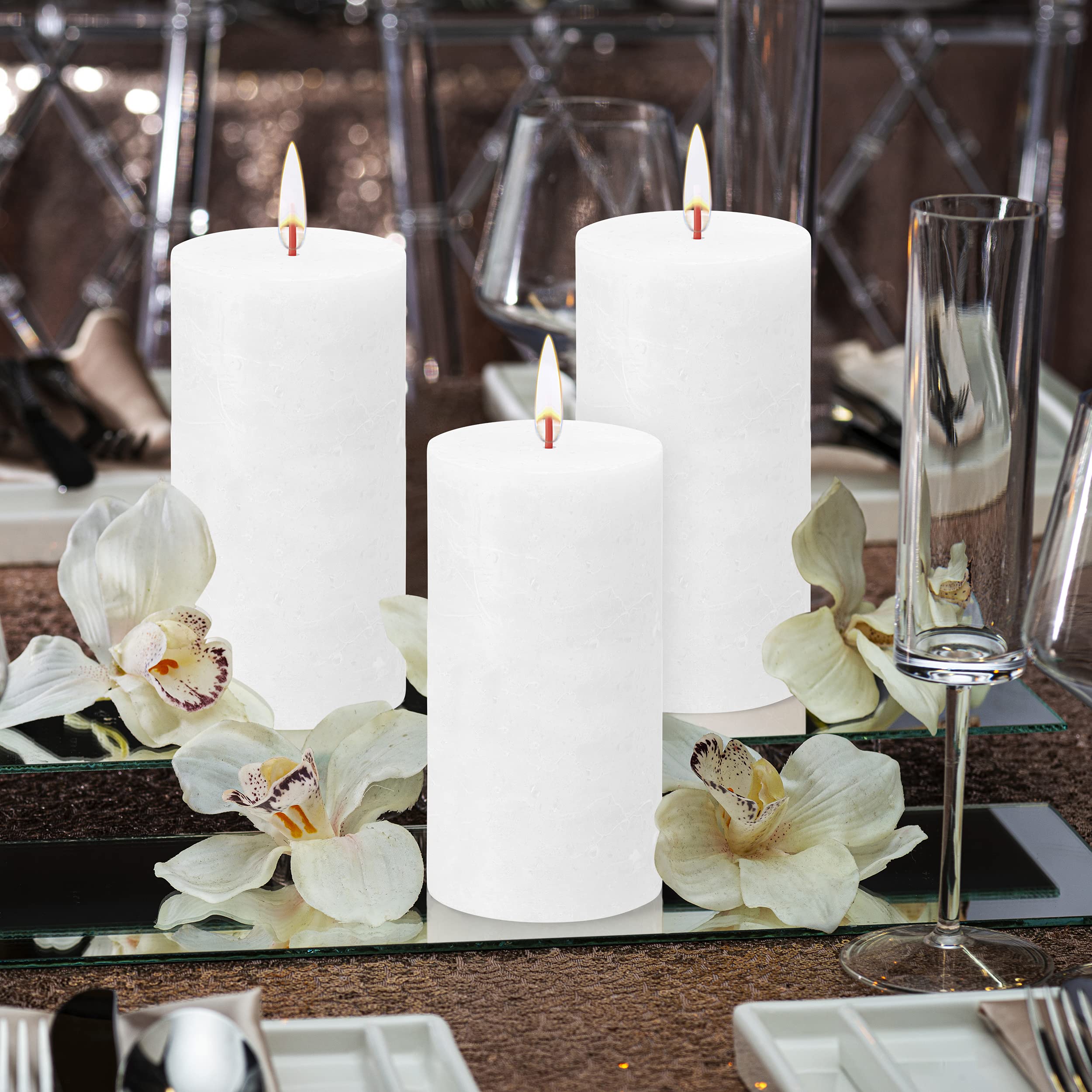 Bolsius 8711711386100 Red Pillar Candle – Long-Lasting, Clean-Burning Decorative Candle - View #2
