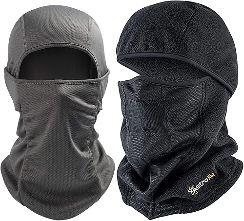 AstroAI Pasamontañas de esquí de tamaño pequeño para clima frío, resistente al viento, protección UV, a prueba de polvo, para hombres y mujeres,