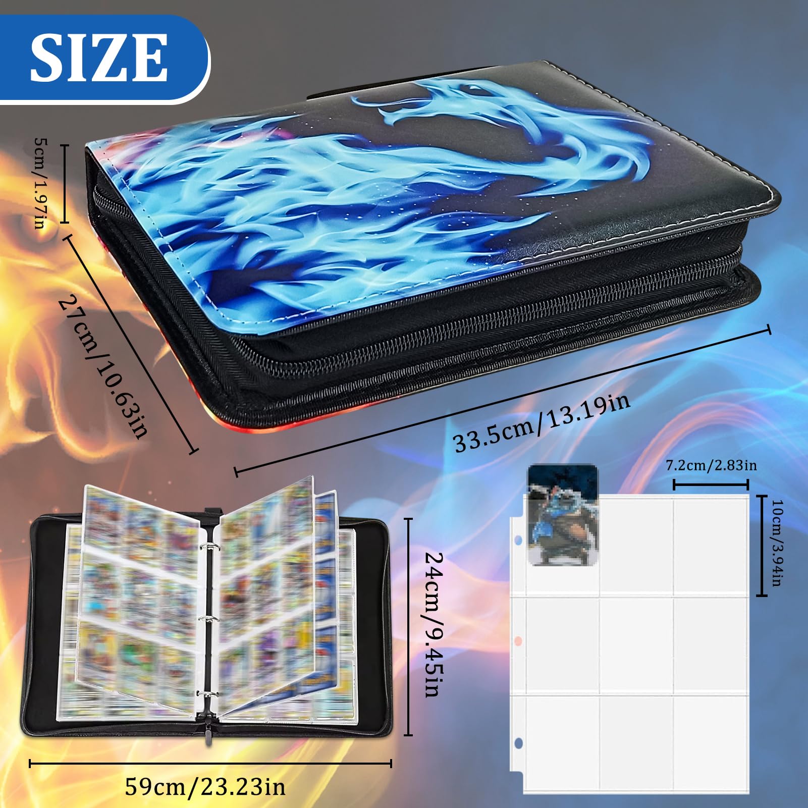 Pokémon Verzamelmap - Map voor 900 Kaarten - 50 Pagina's | Koop nu bij Lapi Toys - Gratis verzending vanaf €30