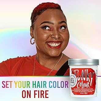 Punky Fire Semi Permanent Conditioning Hair Color, Vegan, PPD and Paraben Free, lasts up to 25 washes, 3.5oz