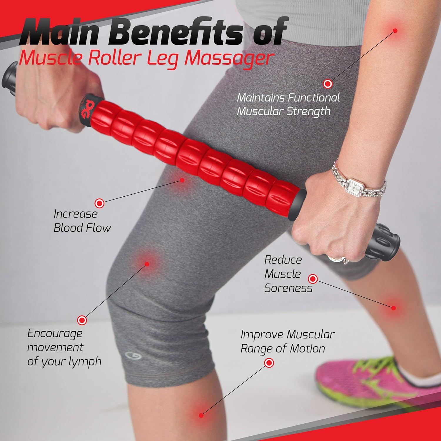 Buy Physix Muscle Roller Stick (1 Massage Stick) Calf/Quads/Foot