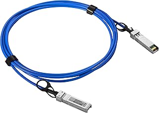 10G SFP+ DAC Cable, SFP Direct Attach Copper Cable for Cisco, Blue Color 10GbE SFP Twinax Cable 0.2-Meter(0.65ft), for Cisco, Ubiquiti,Mikrotik,Netgear,Supermicro, Intel, Dell, Netgear, D-Link