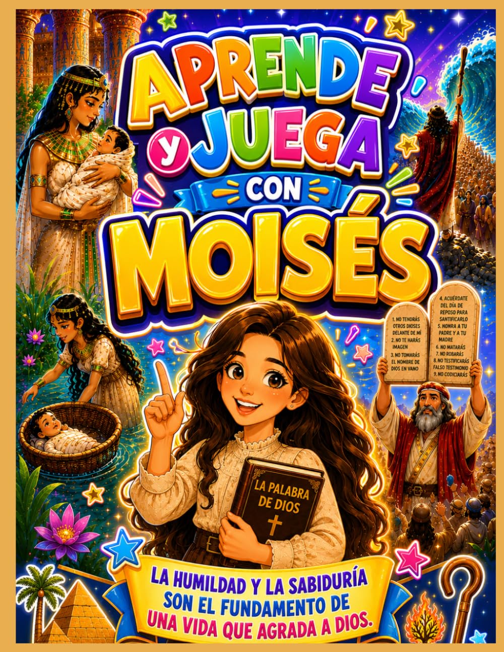 Aprende y juega con Moisés.: actividades bíblicas para niños