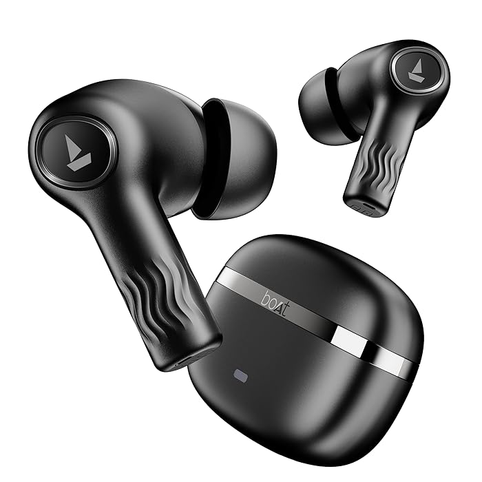 boAt Nirvana ION Charcoal Black True Wireless Earbuds 120 Hours Playback