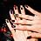 DANNI & TONI Semi Cured Gel Nail Strips Halloween Ghost Cat Eye Gel Nail Wraps Gift for Woman | Spooky Night