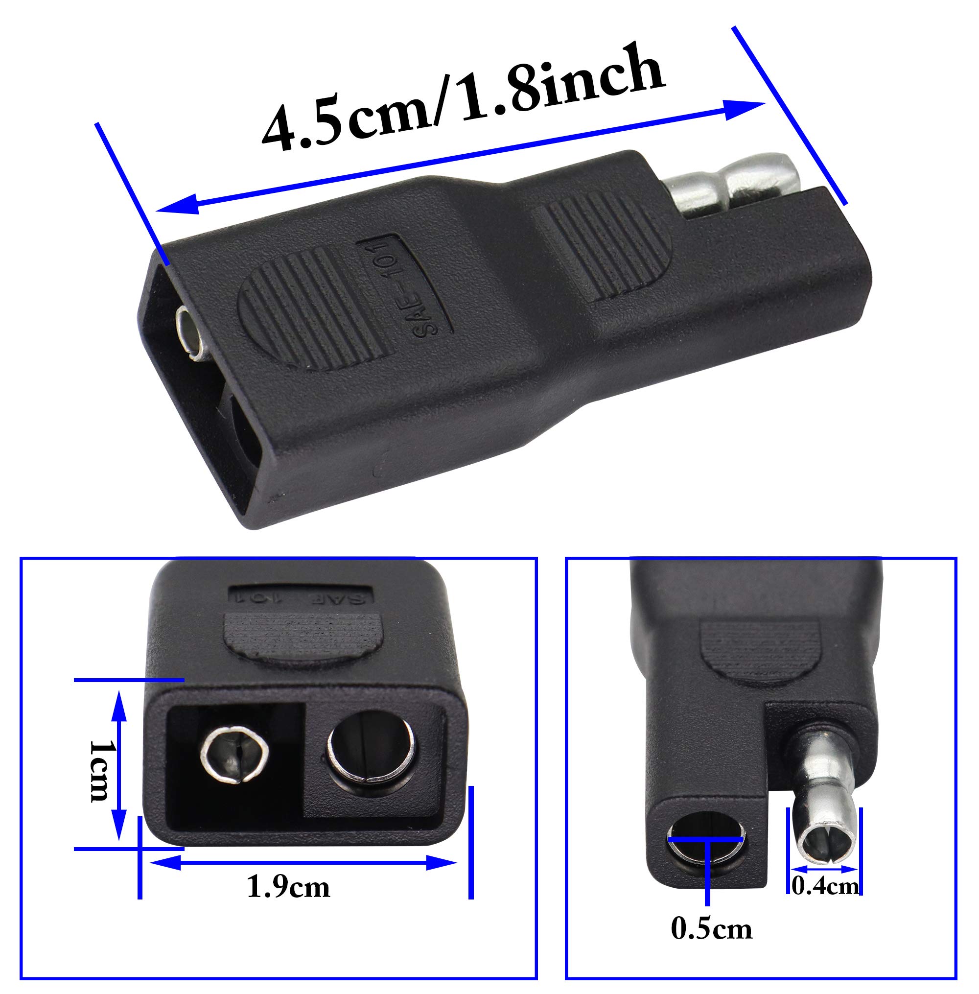 Greluma Connettori SAE Per Pannelli Solari - Inversione Polarità, Set Da 6 Pezzi - Foto 9