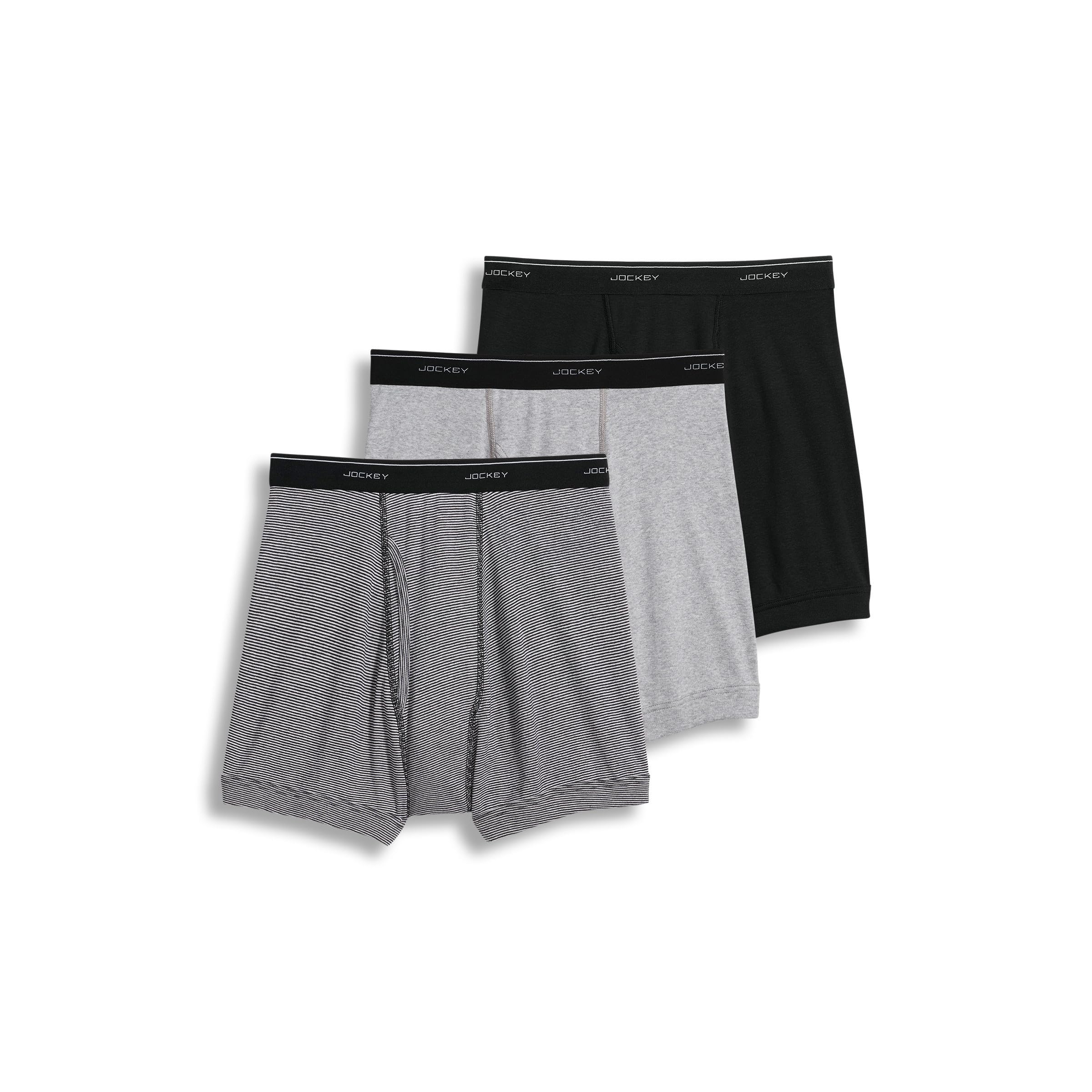 Jockey Men's Underwear Classic 5" Boxer Brief - 3 Pack