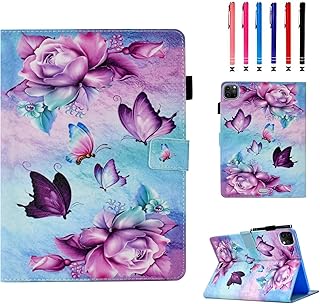 iPad Pro 11 inch Case for iPad Pro 4th/3rd/2nd/1st Generation 2022/2021/2020/2018 DTangLsm Flip iPad Pro 11 Cover Stand with Auto Wake/Sleep fit 10.9 inch iPad Air 5th/4th Generation 2022/2020, Flower