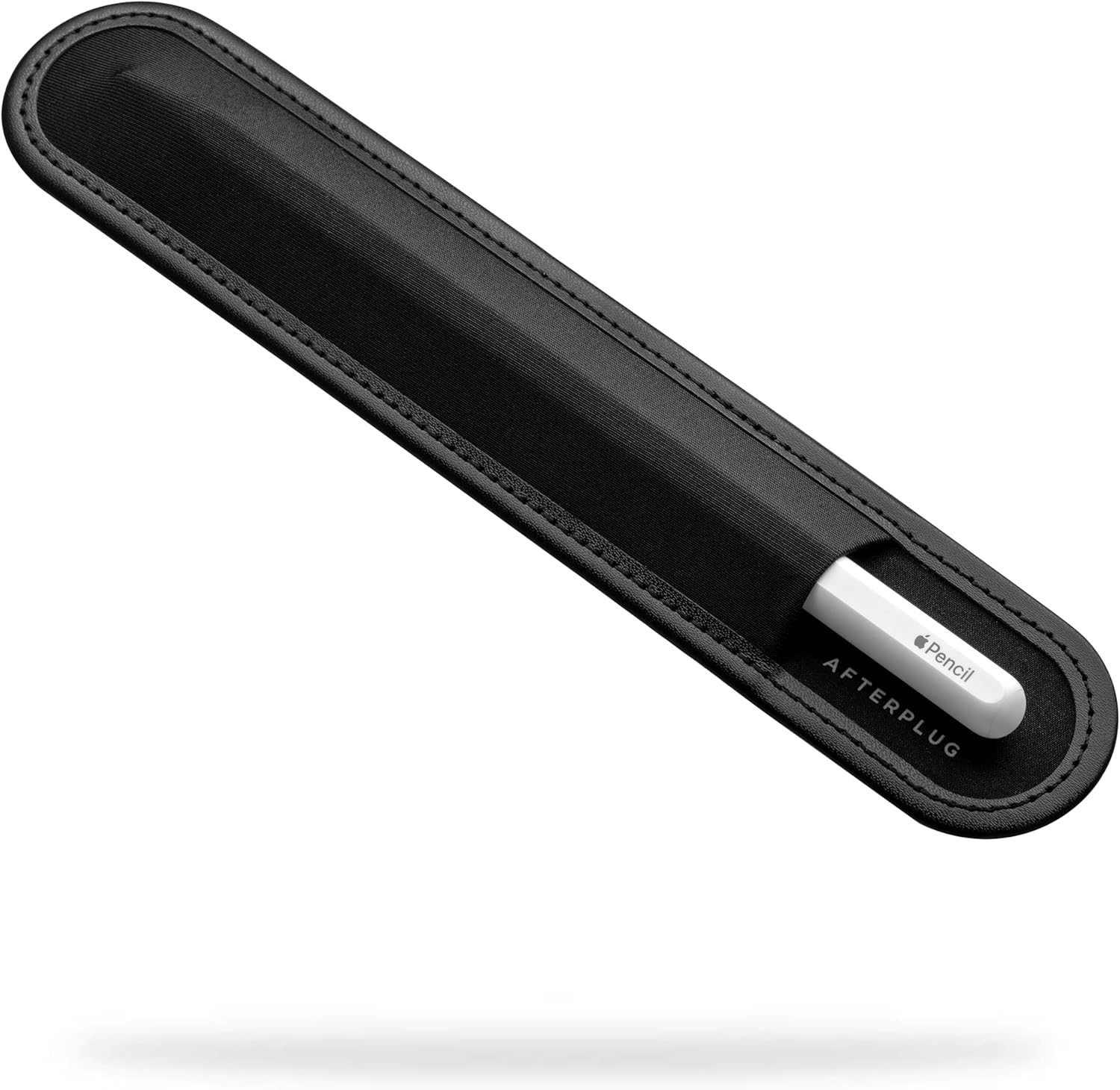 Stylus Holder for Apple Pencil 1st & 2nd, USB-C, Pro, and Slim Stylus – Rip-Resistant Elastic Sleeve, Microfiber Base, and 3M Adhesive for Attaching to iPad & Tablet Cases, Black