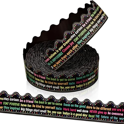 Outus Tablero de anuncios magnético de 68.9 pies, diseño de trébol del día de San Patricio, tiras magnéticas a cuadros, borde magnético para aula,