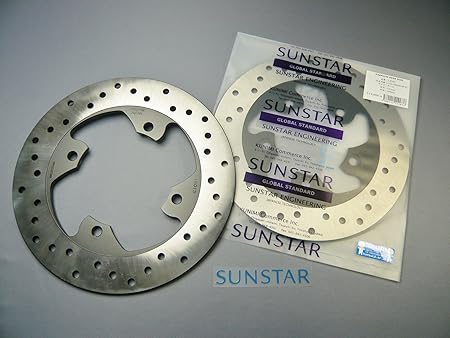 Amazon サンスター Sunstar プレミアムレーシング リアブレーキディスク ホールタイプ 品番lr032 Yamaha Xjr400など ディスクローター 車 バイク