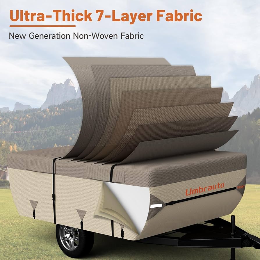 Amazon.com: Umbrauto Pop Up Camper Cover for 10'-12' Folding