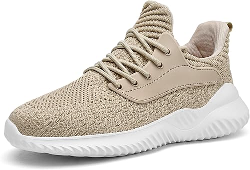 Akk Zapatos para caminar para mujer, tenis para correr, tenis de espuma viscoelástica, ligeros, tenis de trabajo para gimnasio en interiores y