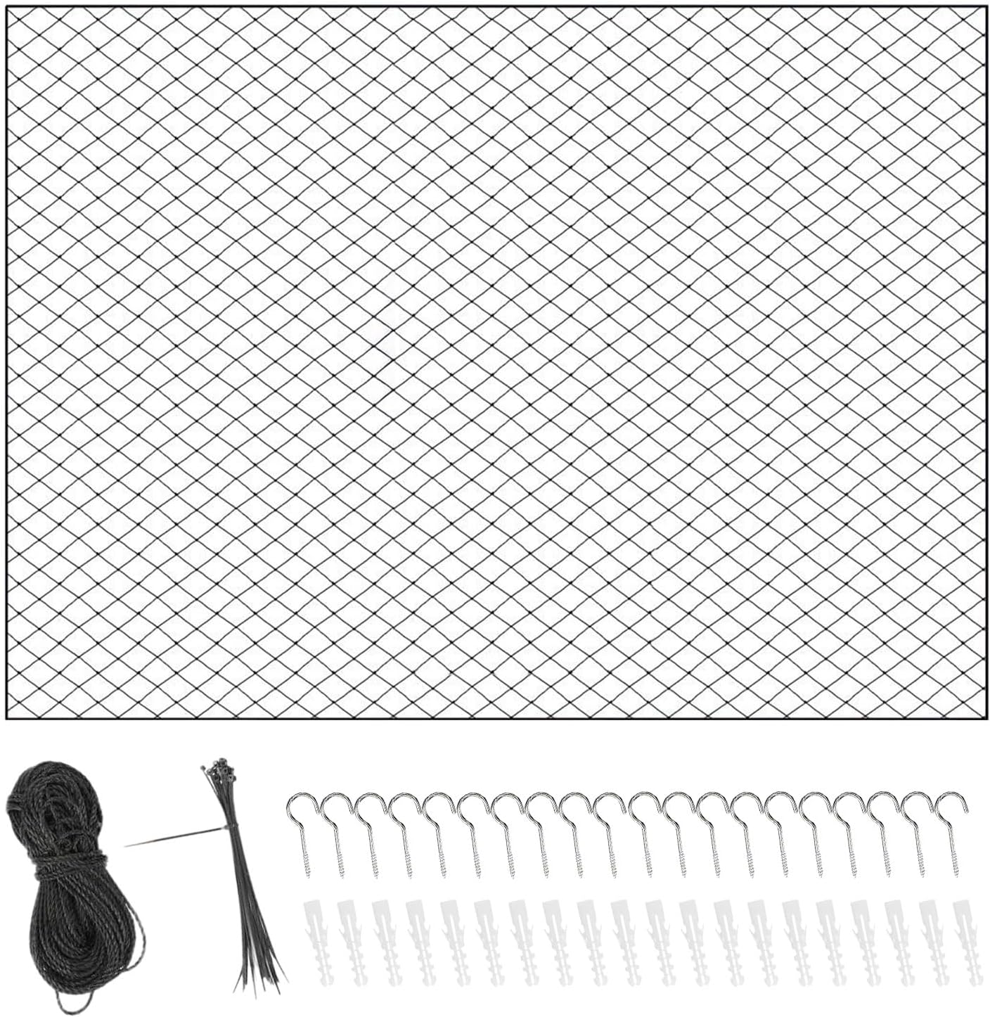 Cat Balcony Protection | Pet Balcony Mesh Fence | Screen Fence Safety Protector for Outdoor Deck Staircase Indoor Safety Garden Patio Apartment Window