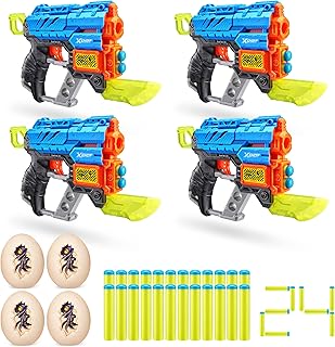 X-Shot-Dino ATTACK-4PK Extinct(4Small Egg,24Darts) by ZURU