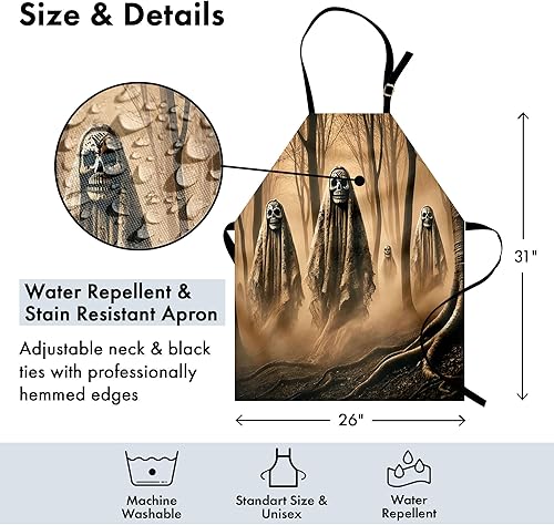 Vista 26 de Ambesonne Delantal