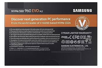 SAMSUNG - 使用小 SAMSUNG 960 EVO 256GB NVMe M.2 SSD Samsung SSD 960 EVO NVMe M.2 Review: Ultra Fast, Affordable