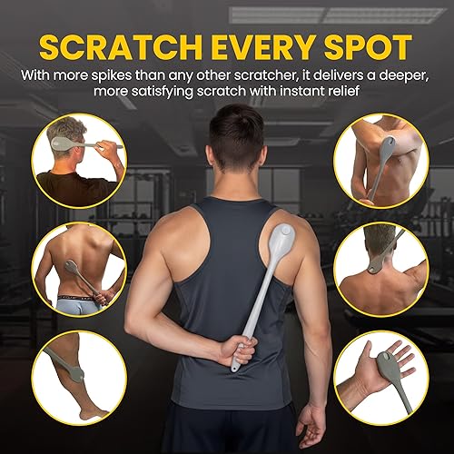 Miniatura 2 de El Rascador de Espalda Definitivo, Masajeador de Cuero Cabelludo, Masajeador de Espalda y Exfoliante Superficie Grande para Rascar, Regalos para